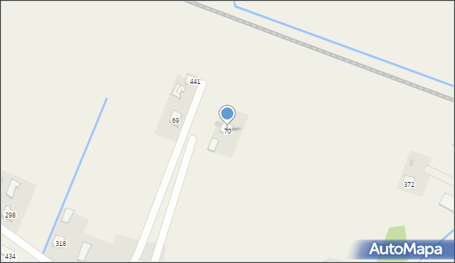 Przysieki, Przysieki, 70, mapa Przysieki
