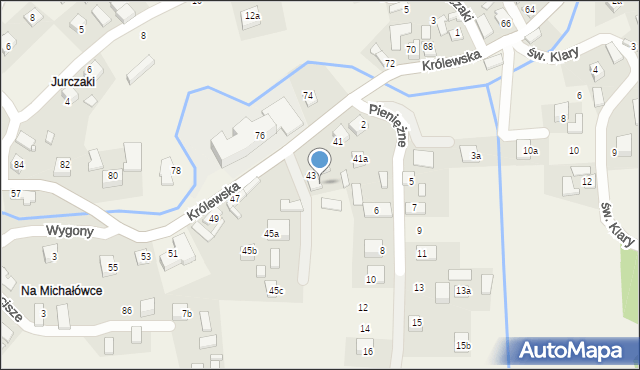 Przysietnica, Przysietnica, 50, mapa Przysietnica