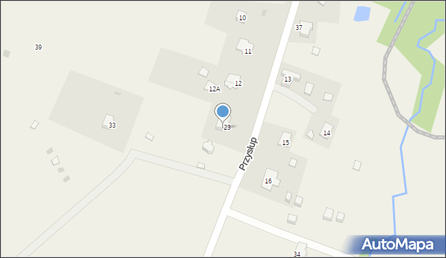 Przysłup, Przysłup, 6a, mapa Przysłup
