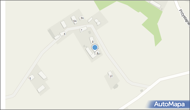 Przystajne, Przystajne, 9B, mapa Przystajne