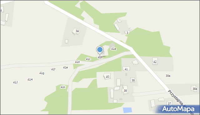 Przystajnia-Kolonia, Przystajnia-Kolonia, 41b, mapa Przystajnia-Kolonia