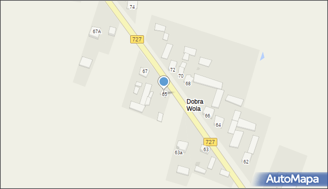 Przystałowice Duże, Przystałowice Duże, 65, mapa Przystałowice Duże