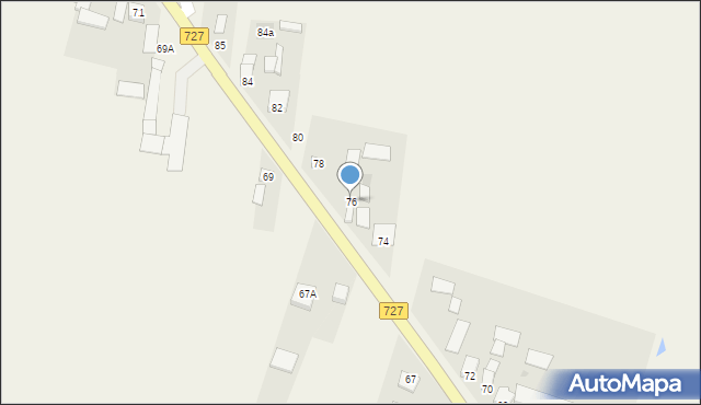 Przystałowice Duże, Przystałowice Duże, 76, mapa Przystałowice Duże