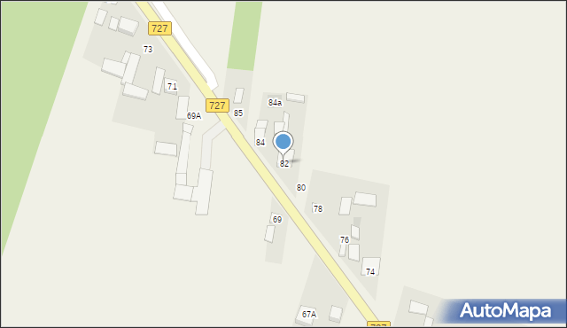 Przystałowice Duże, Przystałowice Duże, 82, mapa Przystałowice Duże