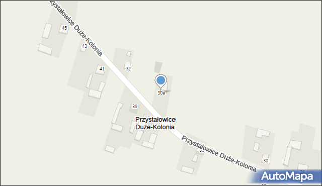 Przystałowice Duże-Kolonia, Przystałowice Duże-Kolonia, 30a, mapa Przystałowice Duże-Kolonia