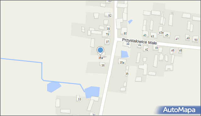 Przystałowice Małe, Przystałowice Małe, 36a, mapa Przystałowice Małe