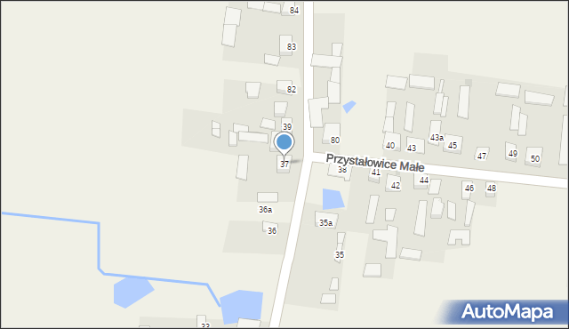 Przystałowice Małe, Przystałowice Małe, 37, mapa Przystałowice Małe