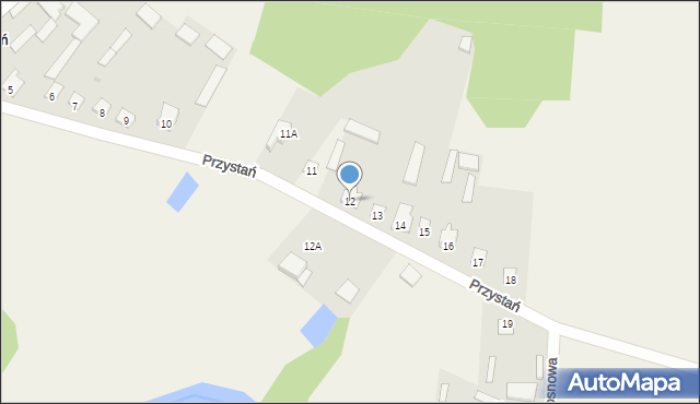 Przystań, Przystań, 12, mapa Przystań