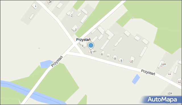 Przystań, Przystań, 5, mapa Przystań