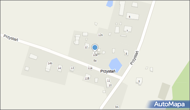 Przystań, Przystań, 12a, mapa Przystań