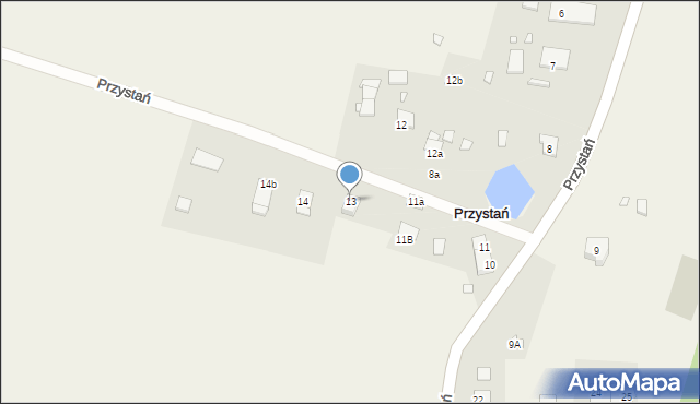 Przystań, Przystań, 13, mapa Przystań