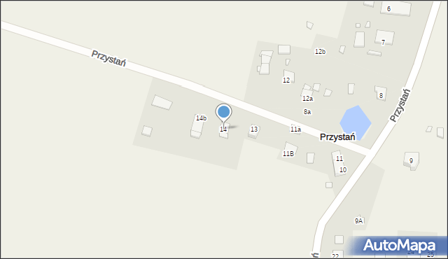 Przystań, Przystań, 14, mapa Przystań