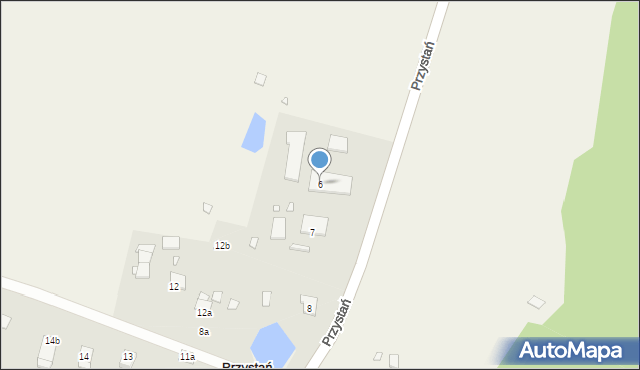 Przystań, Przystań, 6, mapa Przystań