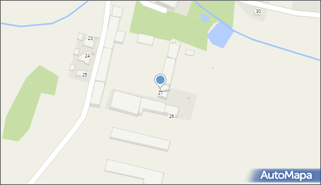 Przystronie, Przystronie, 27, mapa Przystronie