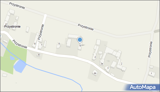 Przystronie, Przystronie, 5, mapa Przystronie