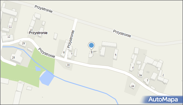 Przystronie, Przystronie, 6, mapa Przystronie
