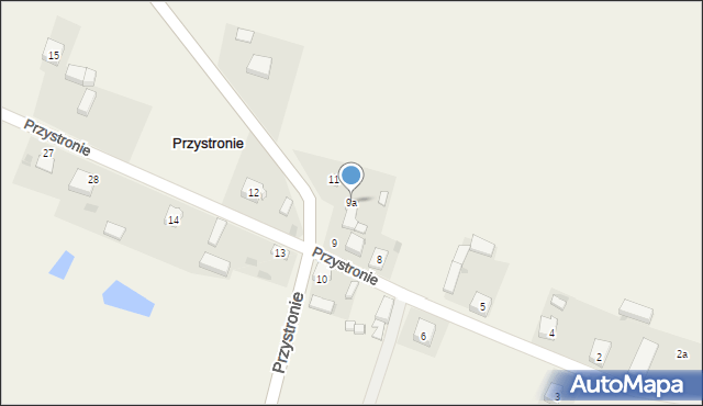 Przystronie, Przystronie, 9a, mapa Przystronie