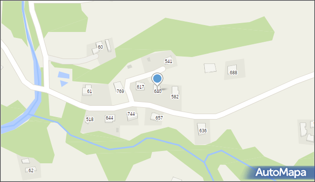 Przyszowa, Przyszowa, 640, mapa Przyszowa