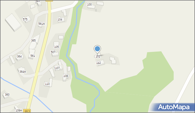 Przytkowice, Przytkowice, 101, mapa Przytkowice