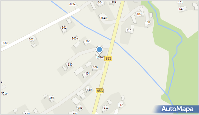 Przytkowice, Przytkowice, 109A, mapa Przytkowice