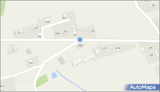 Przytkowice, Przytkowice, 256, mapa Przytkowice