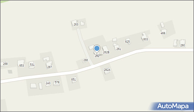 Przytkowice, Przytkowice, 262, mapa Przytkowice