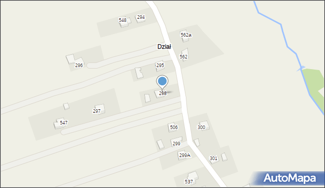 Przytkowice, Przytkowice, 298, mapa Przytkowice