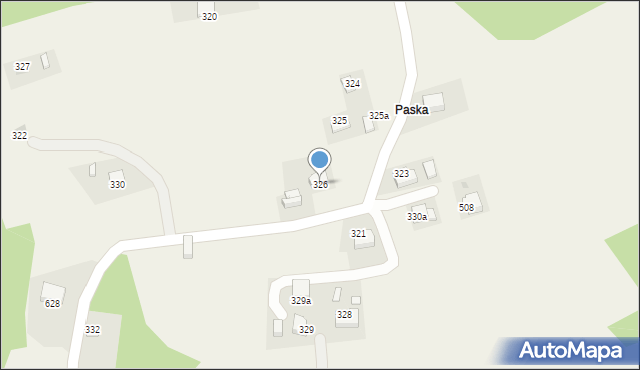 Przytkowice, Przytkowice, 326, mapa Przytkowice