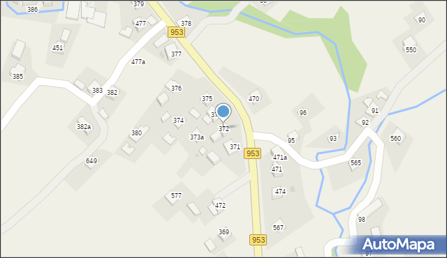 Przytkowice, Przytkowice, 372, mapa Przytkowice