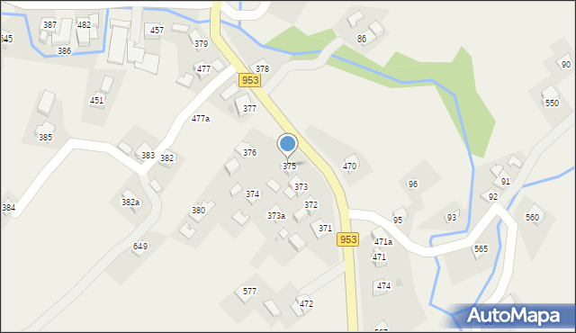 Przytkowice, Przytkowice, 375, mapa Przytkowice