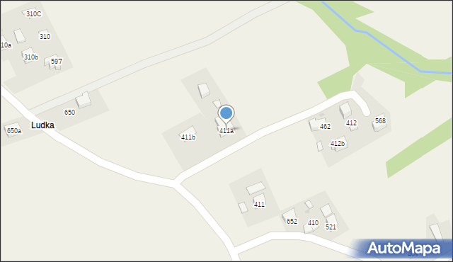 Przytkowice, Przytkowice, 411a, mapa Przytkowice