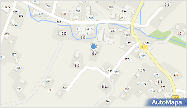 Przytkowice, Przytkowice, 451, mapa Przytkowice
