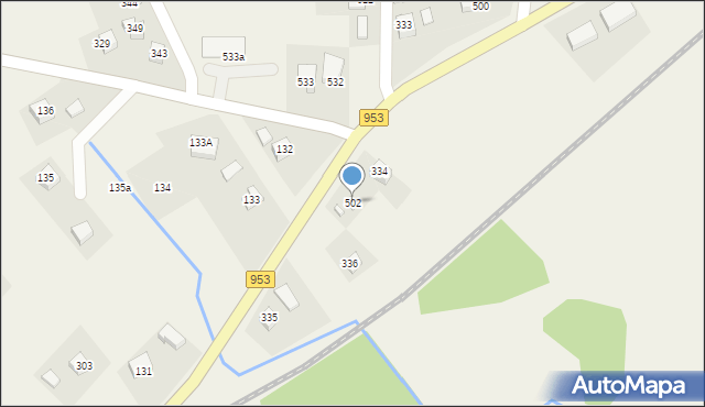 Przytkowice, Przytkowice, 502, mapa Przytkowice