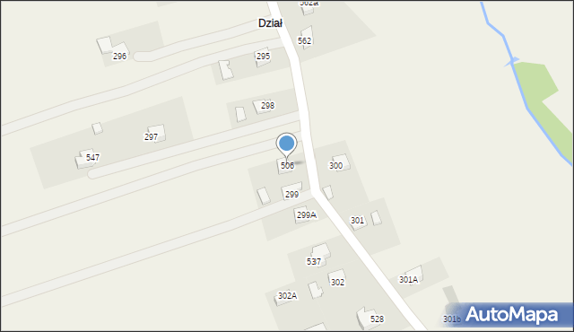 Przytkowice, Przytkowice, 506, mapa Przytkowice