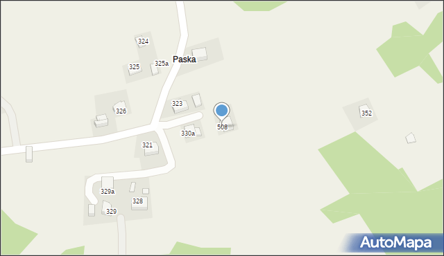 Przytkowice, Przytkowice, 508, mapa Przytkowice