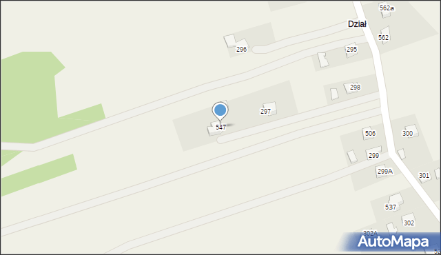 Przytkowice, Przytkowice, 547, mapa Przytkowice