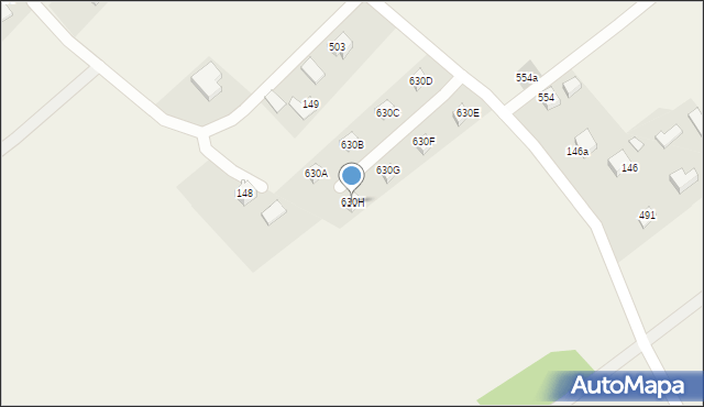 Przytkowice, Przytkowice, 630H, mapa Przytkowice