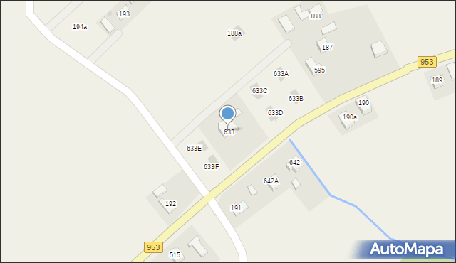 Przytkowice, Przytkowice, 633, mapa Przytkowice