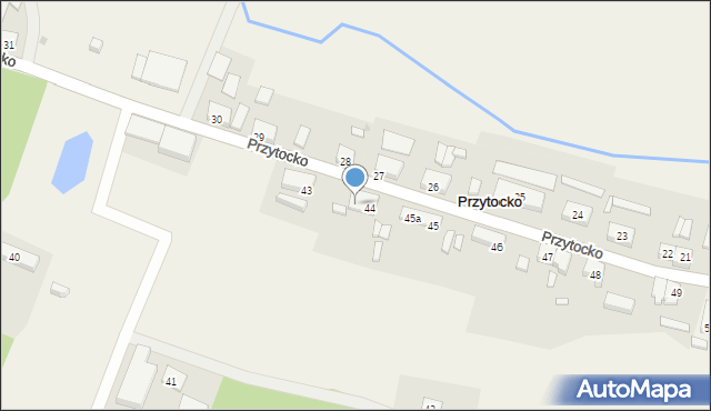 Przytocko, Przytocko, 44a, mapa Przytocko