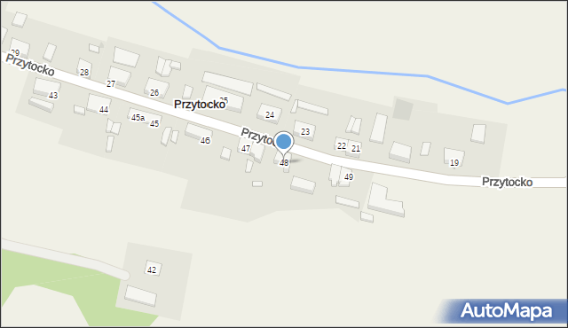 Przytocko, Przytocko, 48, mapa Przytocko