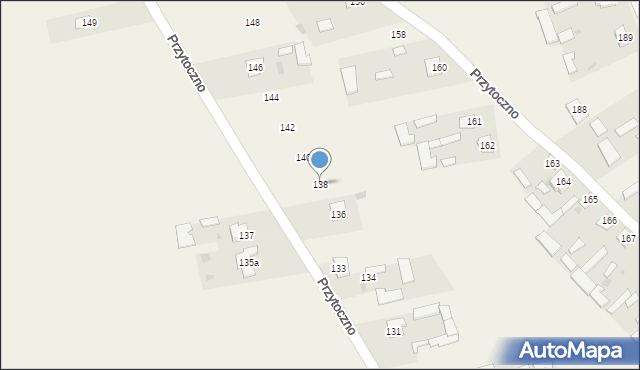 Przytoczno, Przytoczno, 138, mapa Przytoczno