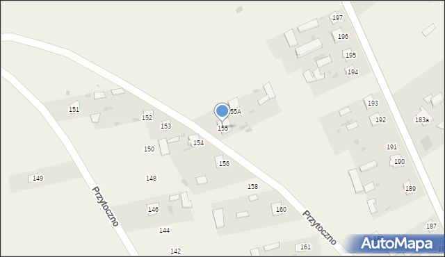 Przytoczno, Przytoczno, 155, mapa Przytoczno