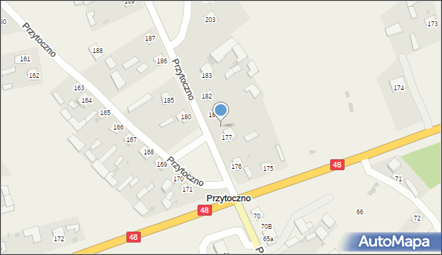 Przytoczno, Przytoczno, 179, mapa Przytoczno