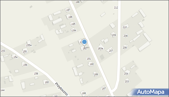 Przytoczno, Przytoczno, 192, mapa Przytoczno