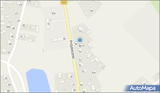Przytoczno, Przytoczno, 55, mapa Przytoczno