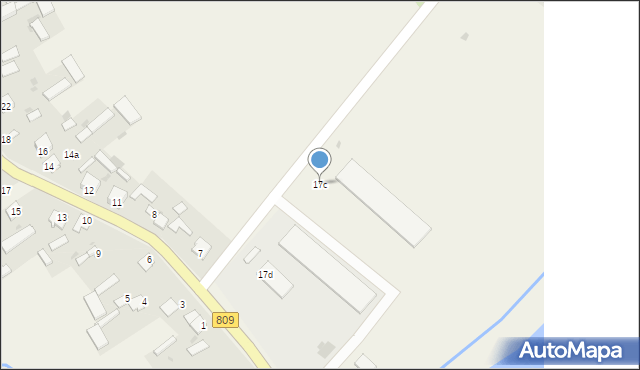 Przytoczno, Przytoczno I, 17c, mapa Przytoczno