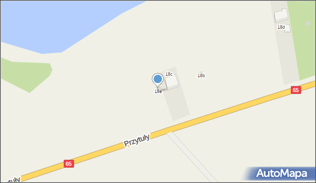 Przytuły, Przytuły, 18e, mapa Przytuły