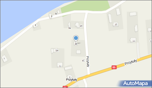 Przytuły, Przytuły, 4b, mapa Przytuły