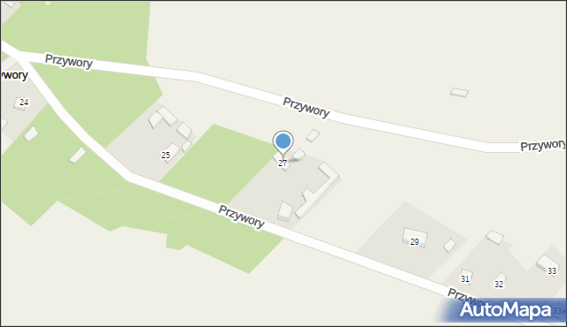 Przywory, Przywory, 27a, mapa Przywory