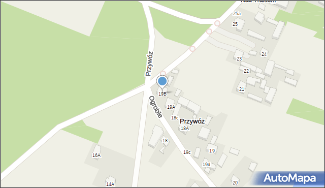 Przywóz, Przywóz, 19B, mapa Przywóz